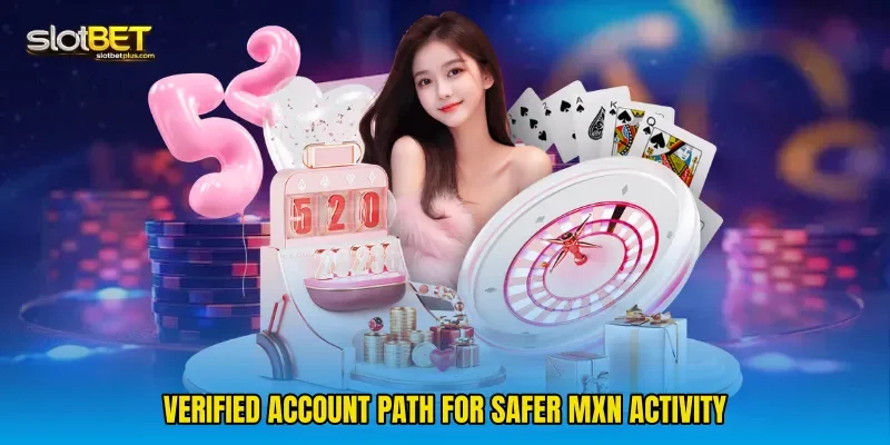 Verified account path for safer MXN activity